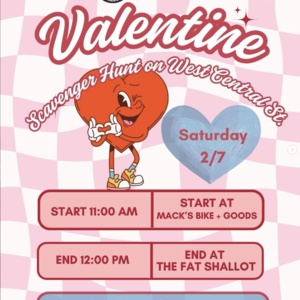 Kids Valentine's Day Scavenger Hunt | February 7, 11 AM - 12 PM