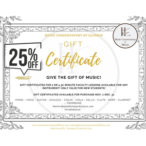 Music Conservatory of Illinois | 1945 Central Street