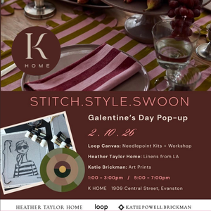 Galentine's Day Pop-Up Party at K Home | February 10, 1 - 3 PM & 5 - 7 PM