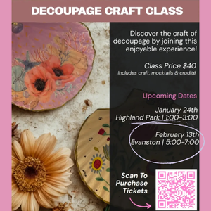 Decoupage Class at Curt's Cafe | February 13, 5 - 7 PM