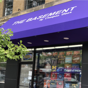 The Basement by Campus Gear | 1717-23 Sherman Ave. 
