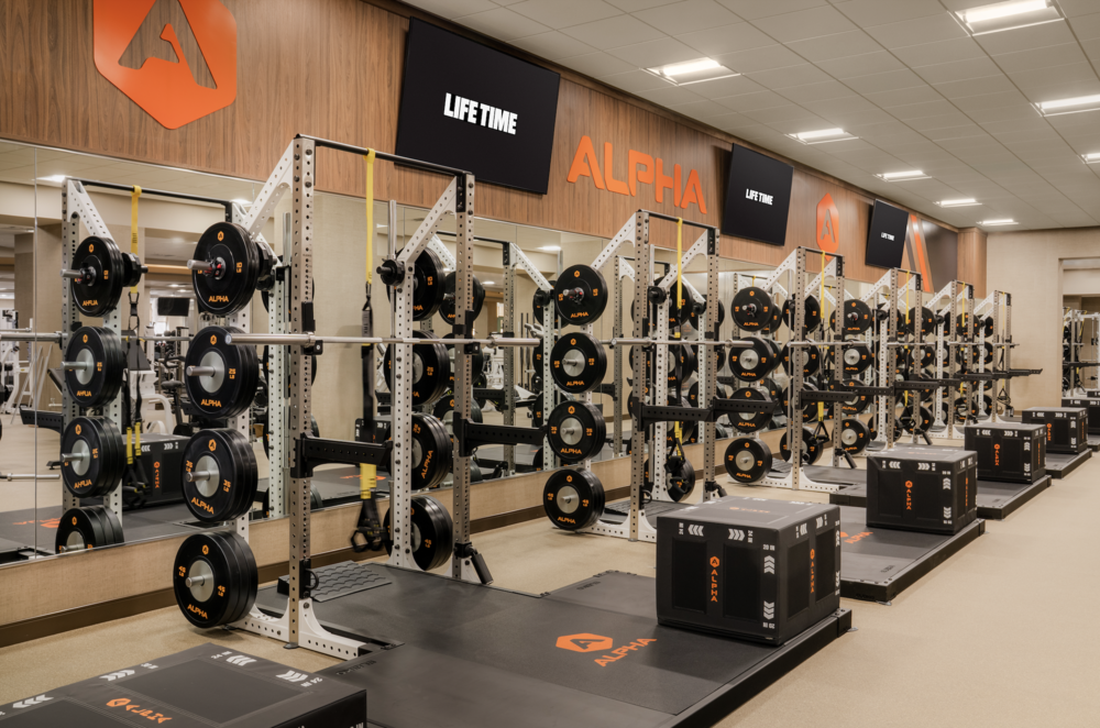 Life Time Fitness Weight Room