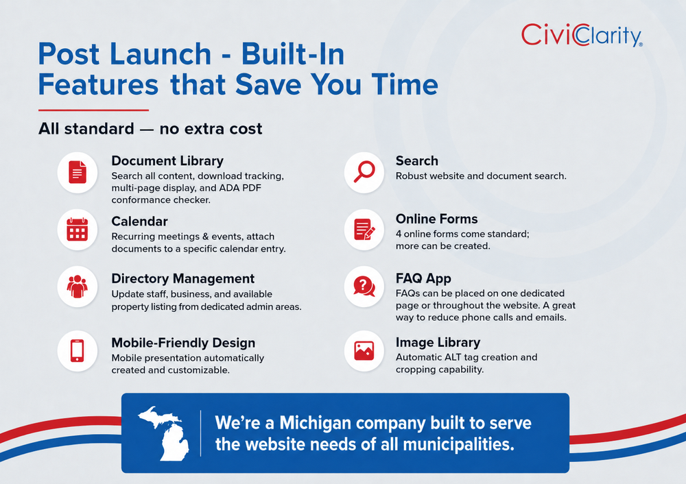 Civic Clarity Municipal Website Service by AccuNet - 