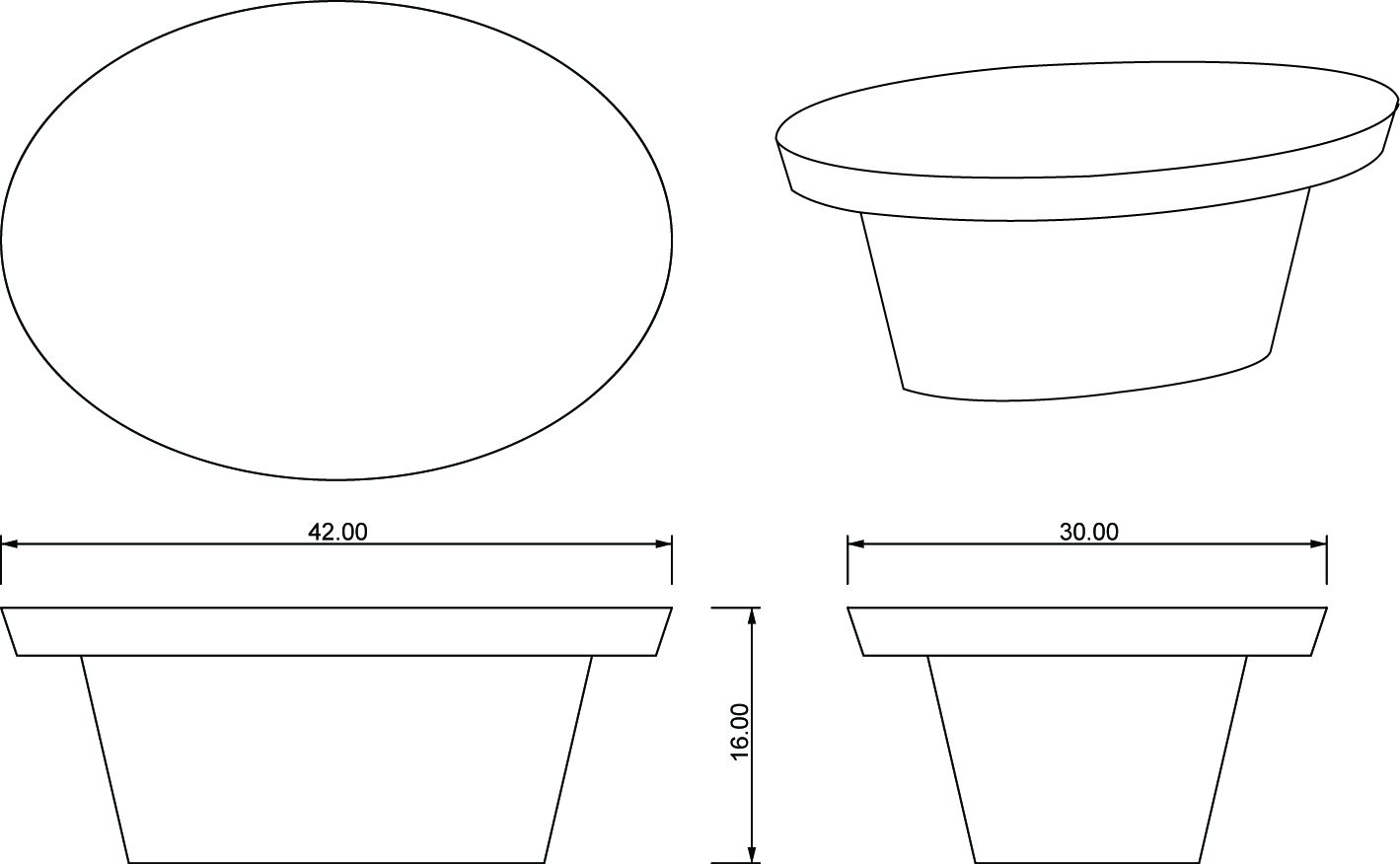 CASHI OVAL TABLE